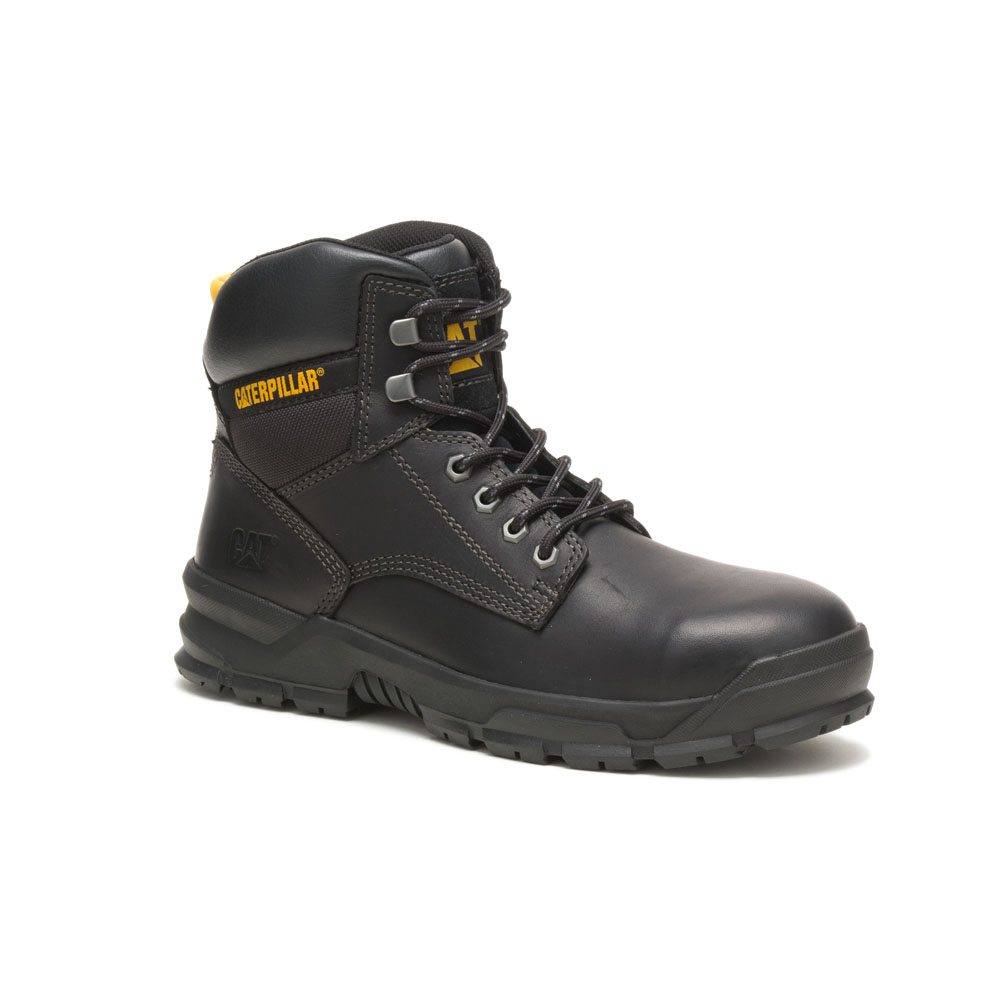 Caterpillar Boots South Africa - Cat Men's Mobilize Alloy Toe Ankle Boots Black SU9712463